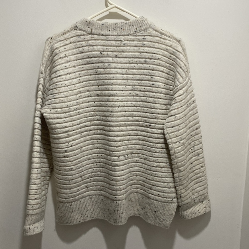 Madewell Donegal Elsmere Wool Blend
Ribbed Knit Pullover Sweater, XXS - Picture 7 of 8